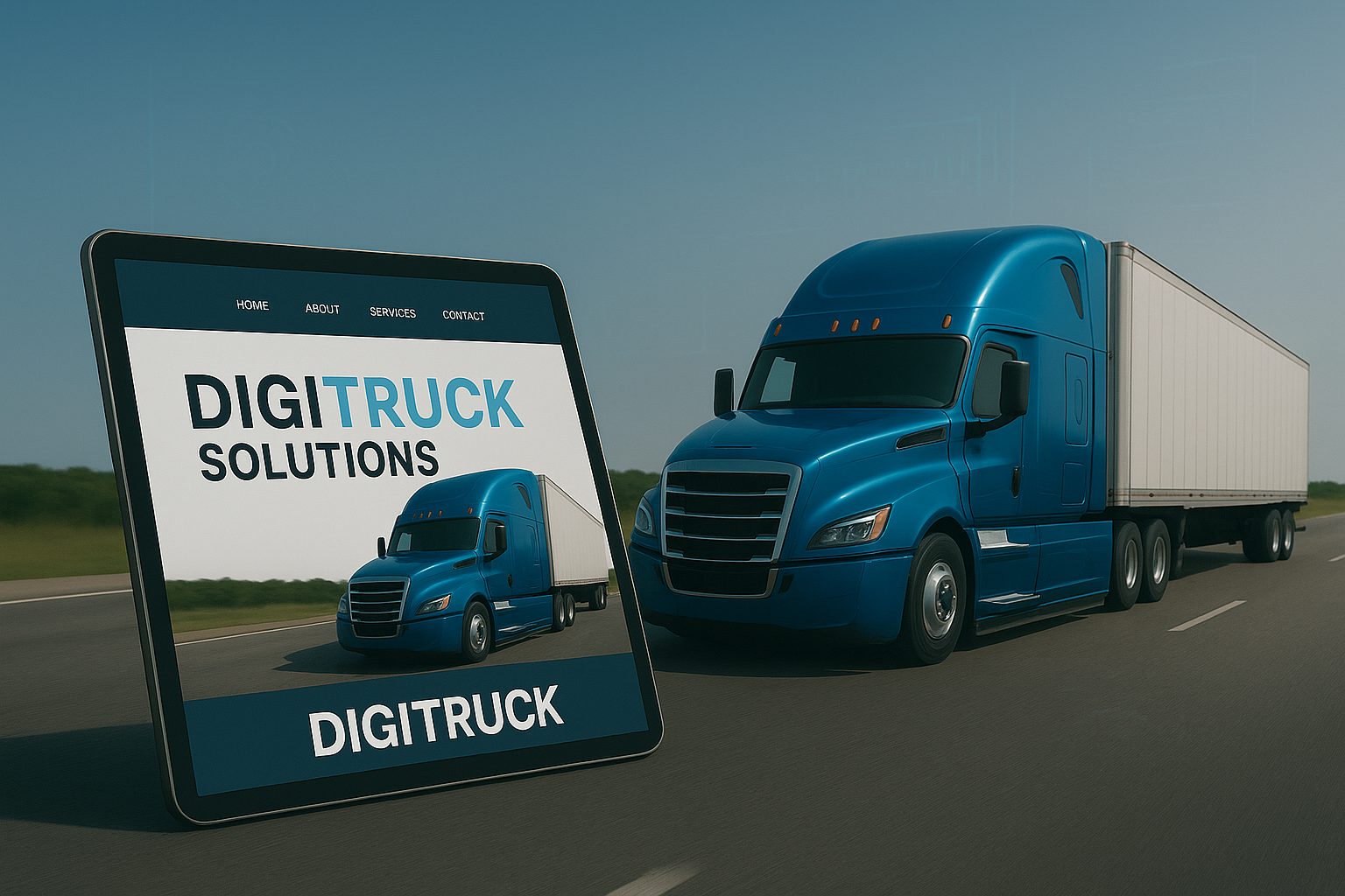 Mobile-friendly trucking website