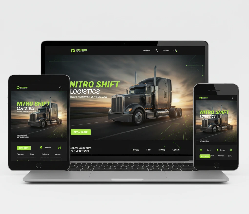 Professional power only carrier website for load management